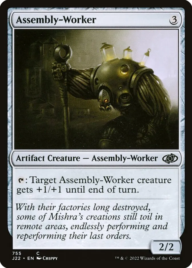 2022 Jumpstart 2022 Assembly-Worker common #755 common card image