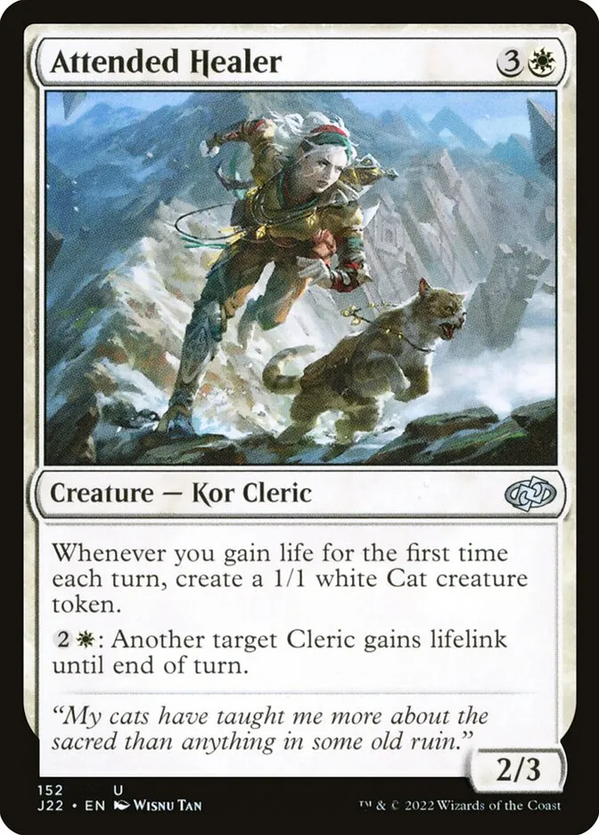2022 Jumpstart 2022 Attended Healer #152 uncommon card image