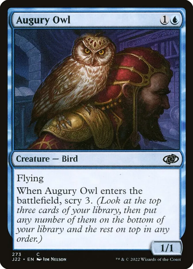 2022 Jumpstart 2022 Augury Owl #273 common card image