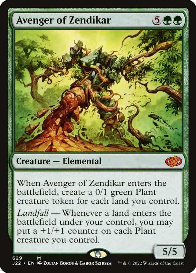 2022 Jumpstart 2022 Avenger of Zendikar #629 mythic card image