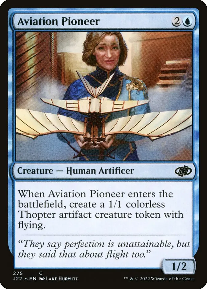 2022 Jumpstart 2022 Aviation Pioneer #275 common card image