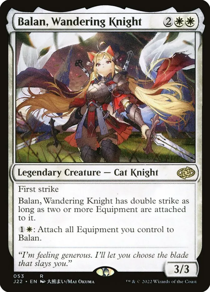 2022 Jumpstart 2022 Balan, Wandering Knight #53 rare card image