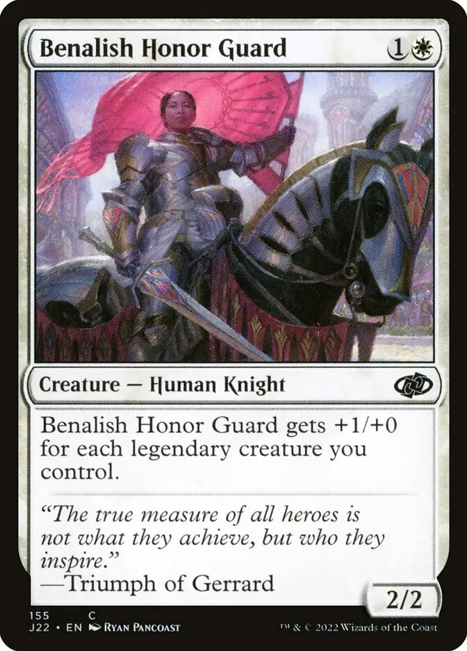 2022 Jumpstart 2022 Benalish Honor Guard #155 common card image