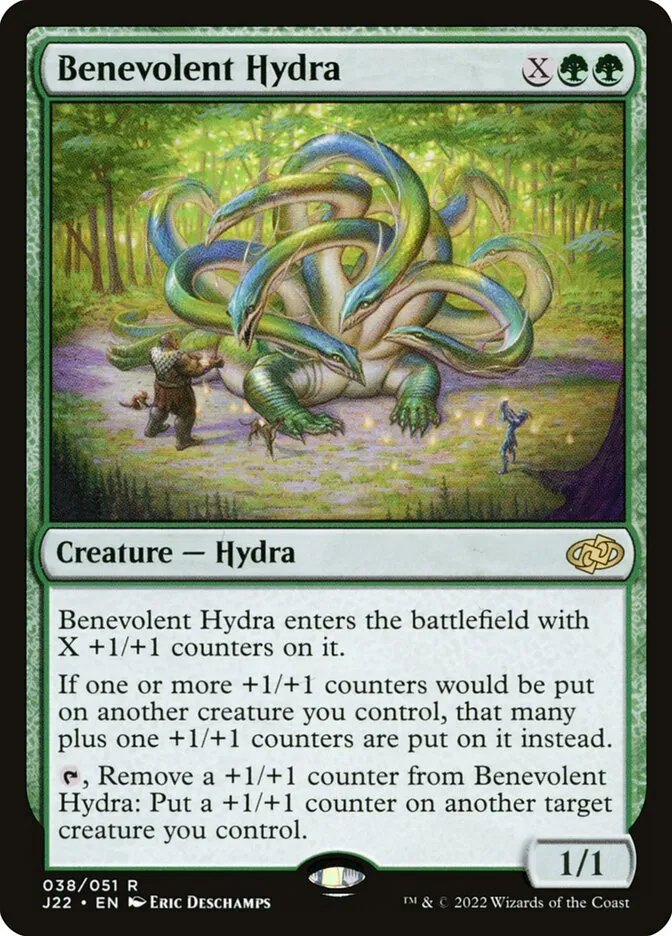 2022 Jumpstart 2022 Benevolent Hydra #38 rare card image