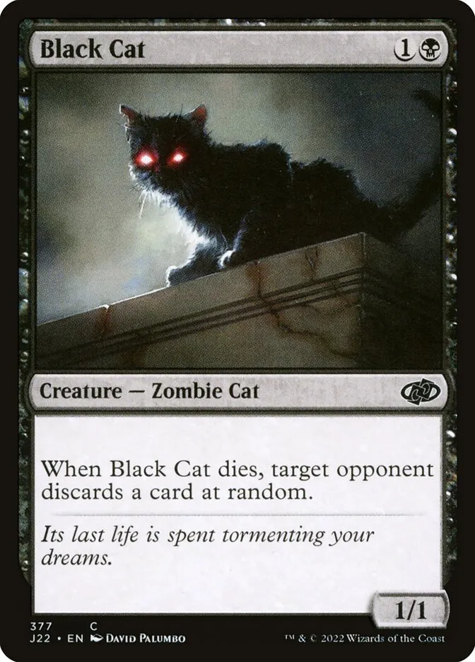 2022 Jumpstart 2022 Black Cat common #377 common card image