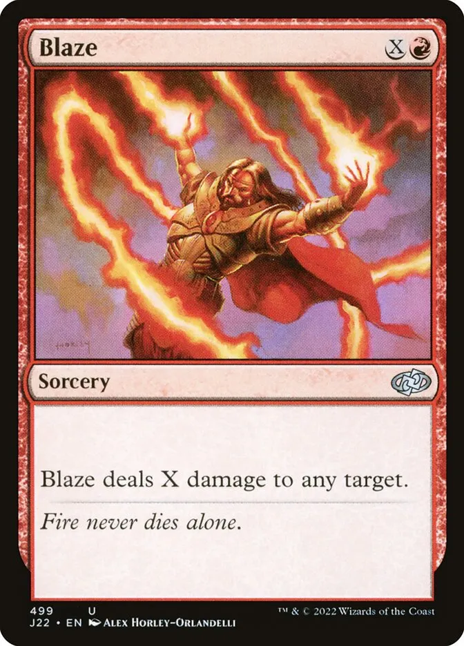 2022 Jumpstart 2022 Blaze uncommon #499 uncommon card image