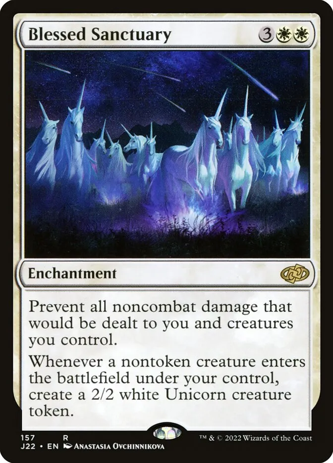 2022 Jumpstart 2022 Blessed Sanctuary #157 rare card image