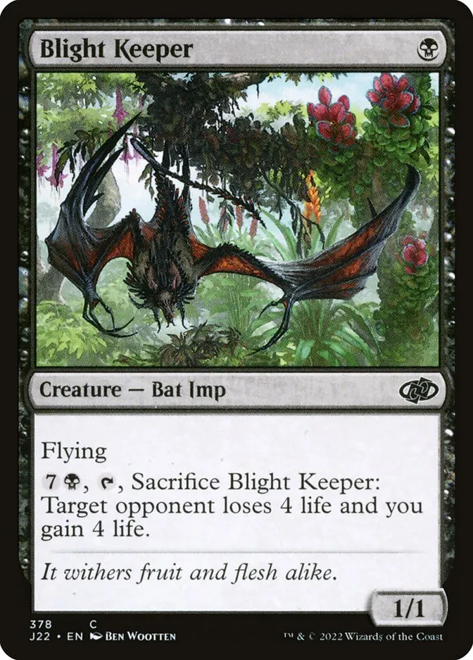 2022 Jumpstart 2022 Blight Keeper common #378 common card image