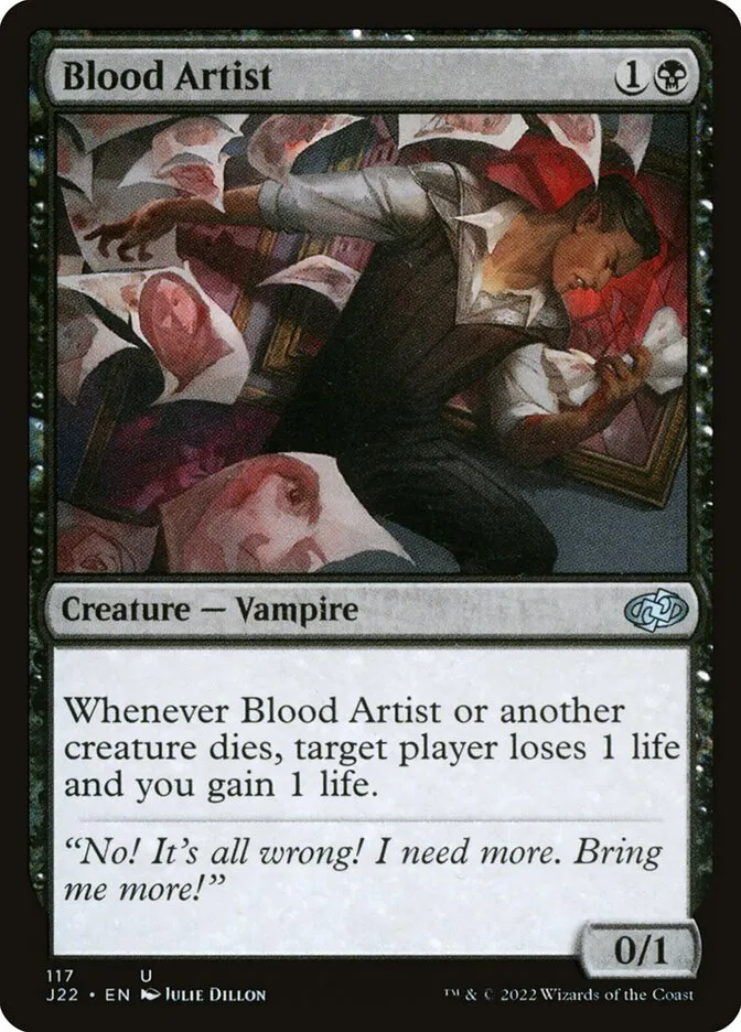 2022 Jumpstart 2022 Blood Artist #117 uncommon card image