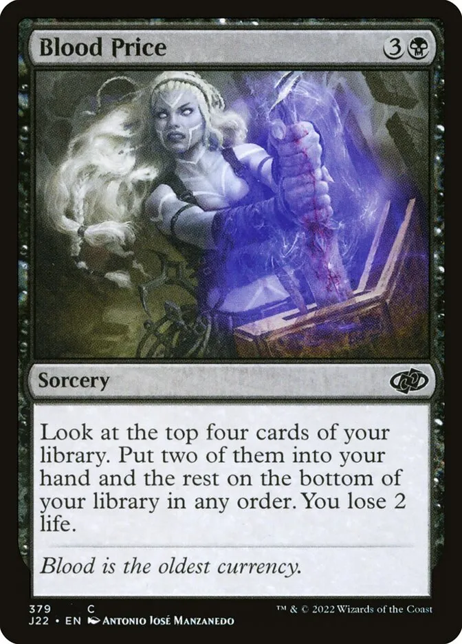 2022 Jumpstart 2022 Blood Price #379 common card image