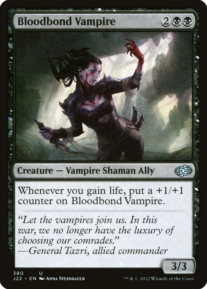 2022 Jumpstart 2022 Bloodbond Vampire #380 uncommon card image