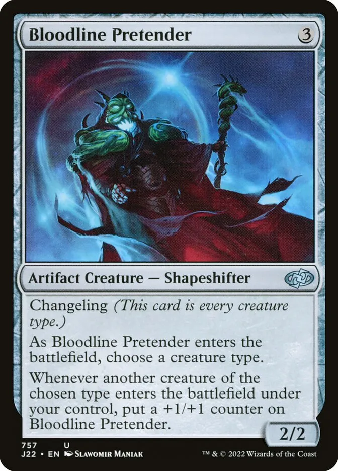 2022 Jumpstart 2022 Bloodline Pretender #757 uncommon card image