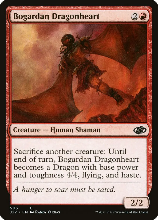 2022 Jumpstart 2022 Bogardan Dragonheart #503 common card image