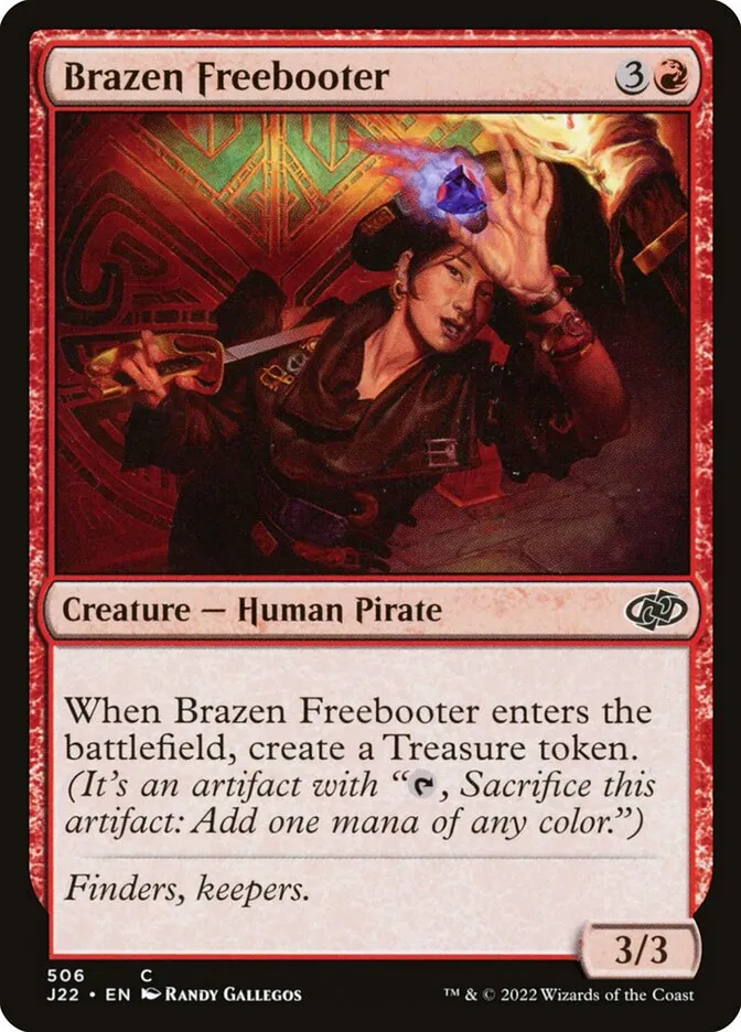 2022 Jumpstart 2022 Brazen Freebooter common #506 common card image