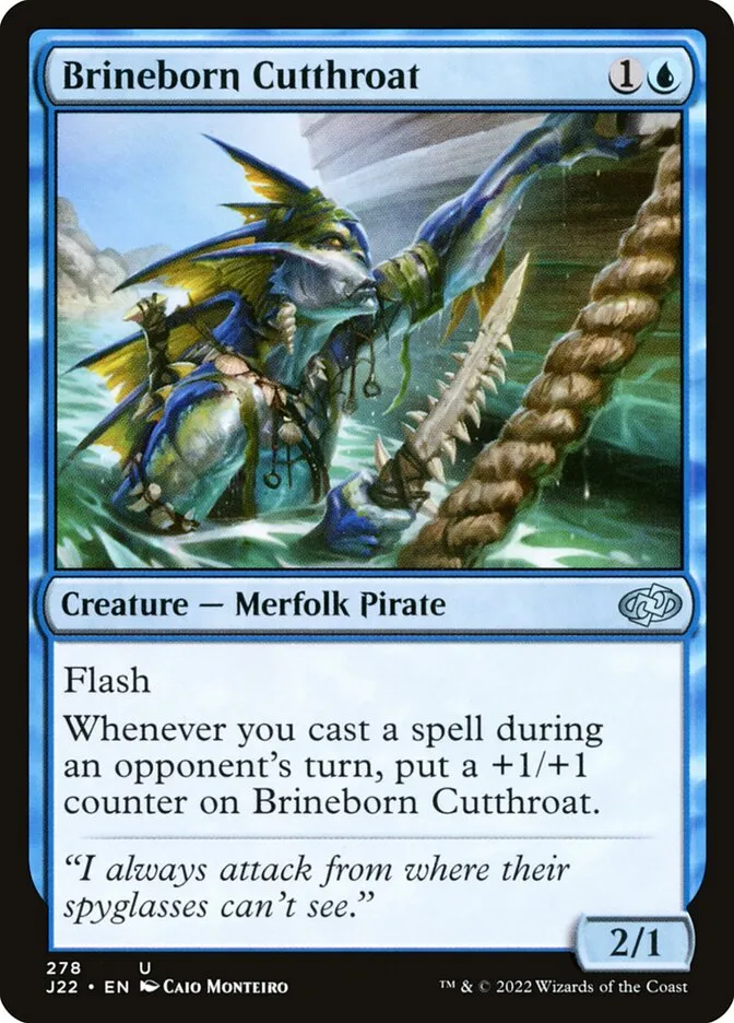 2022 Jumpstart 2022 Brineborn Cutthroat #278 uncommon card image