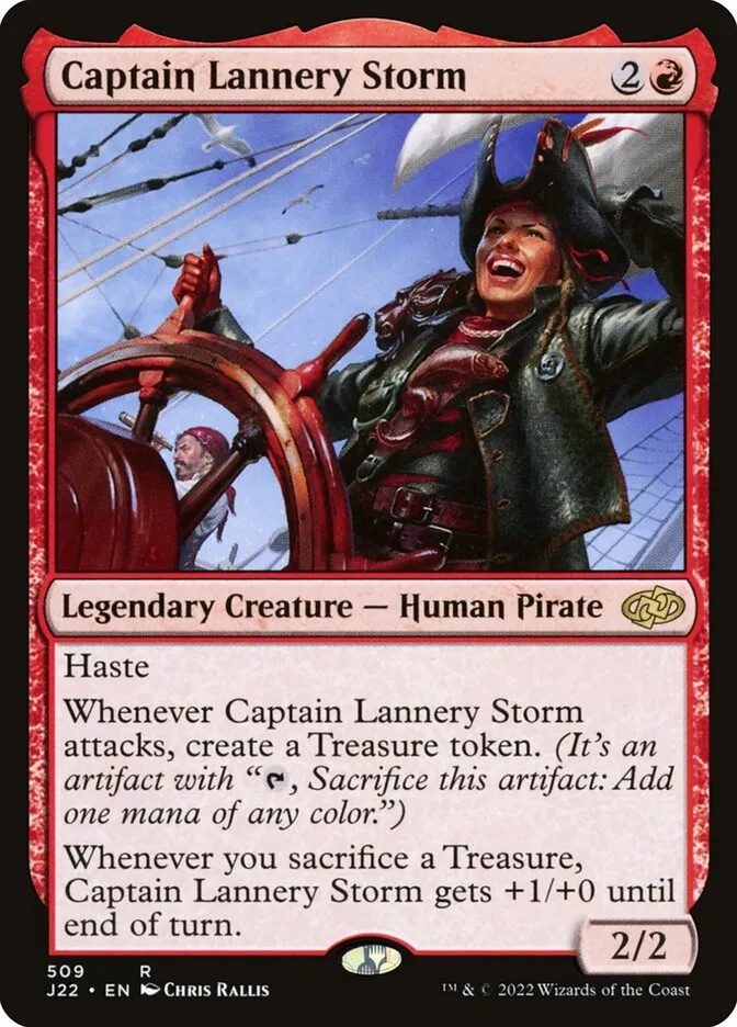 2022 Jumpstart 2022 Captain Lannery Storm #509 rare card image