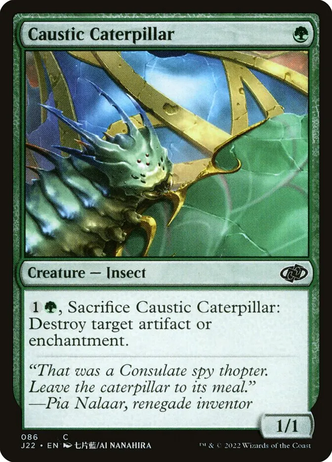 2022 Jumpstart 2022 Caustic Caterpillar common #86 common card image