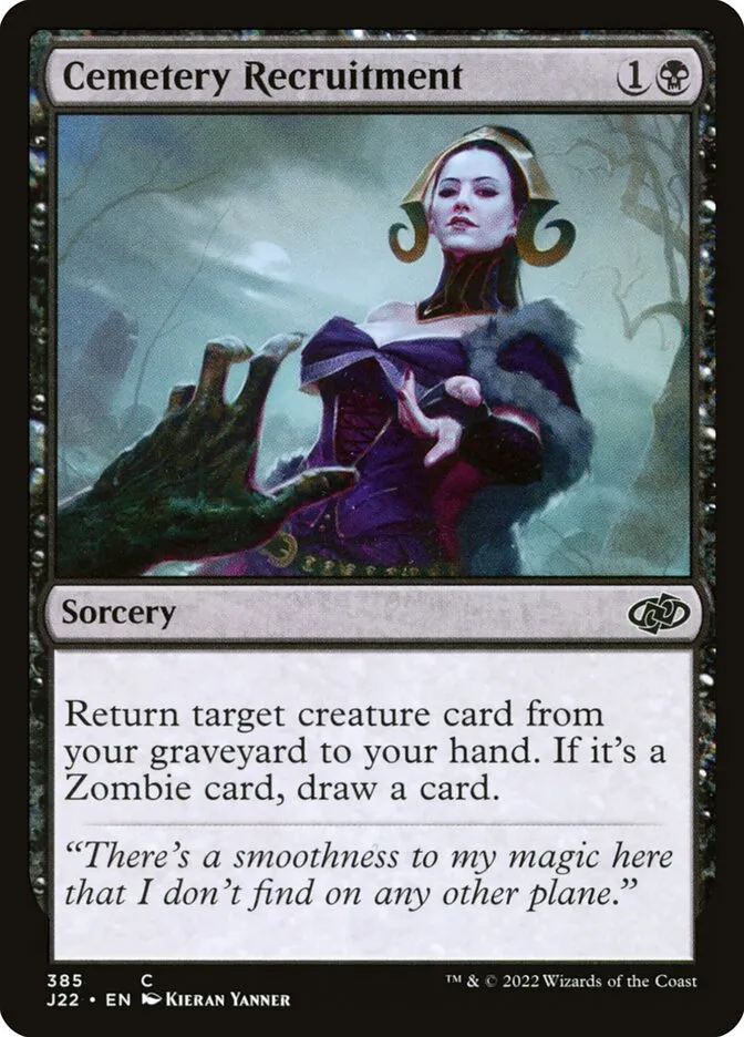 2022 Jumpstart 2022 Cemetery Recruitment #385 common card image