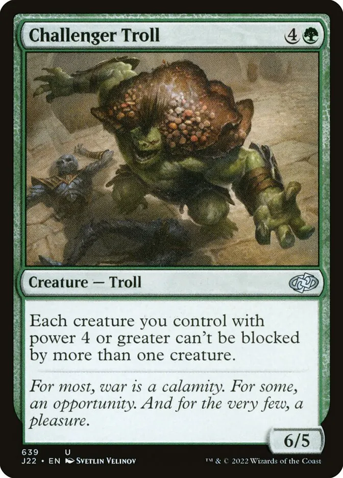 2022 Jumpstart 2022 Challenger Troll #639 uncommon card image
