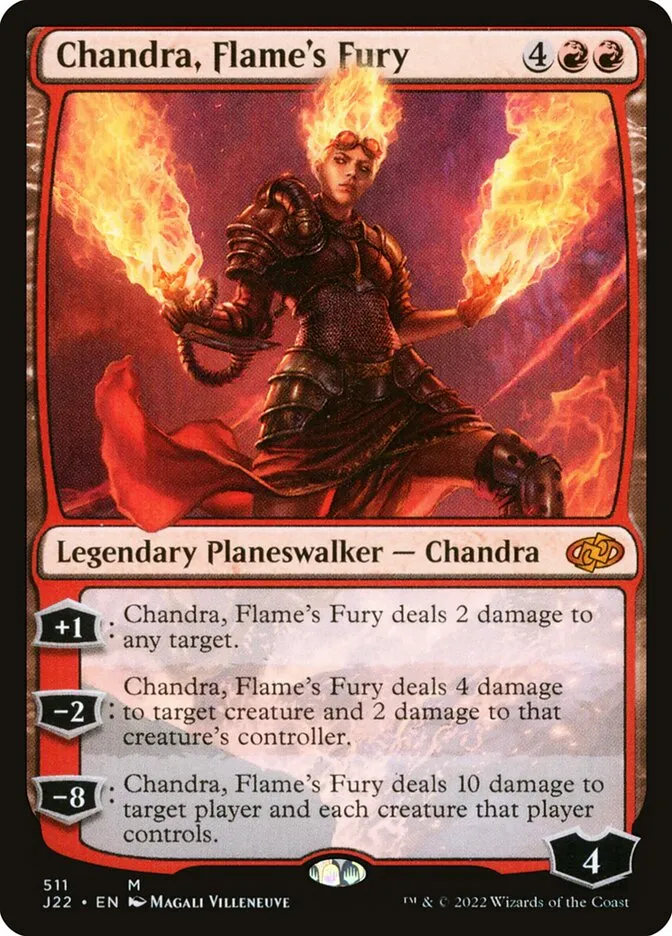 2022 Jumpstart 2022 Chandra, Flame's Fury #511 mythic card image