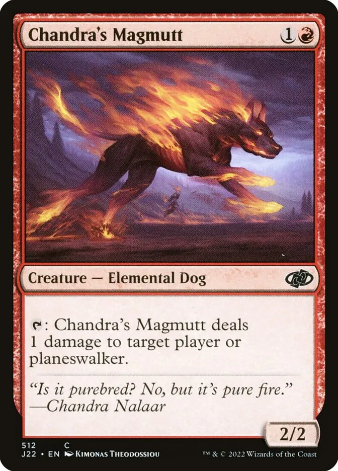 2022 Jumpstart 2022 Chandra's Magmutt #512 common card image