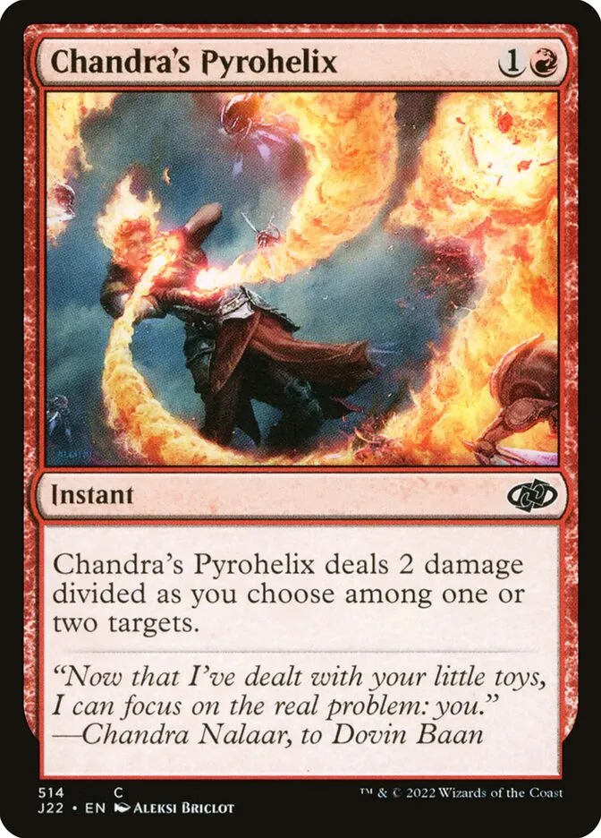 2022 Jumpstart 2022 Chandra's Pyrohelix #514 common card image