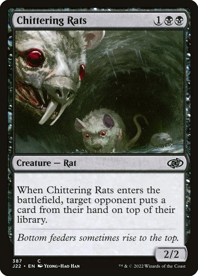 2022 Jumpstart 2022 Chittering Rats common #387 common card image
