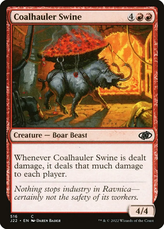 2022 Jumpstart 2022 Coalhauler Swine #516 common card image
