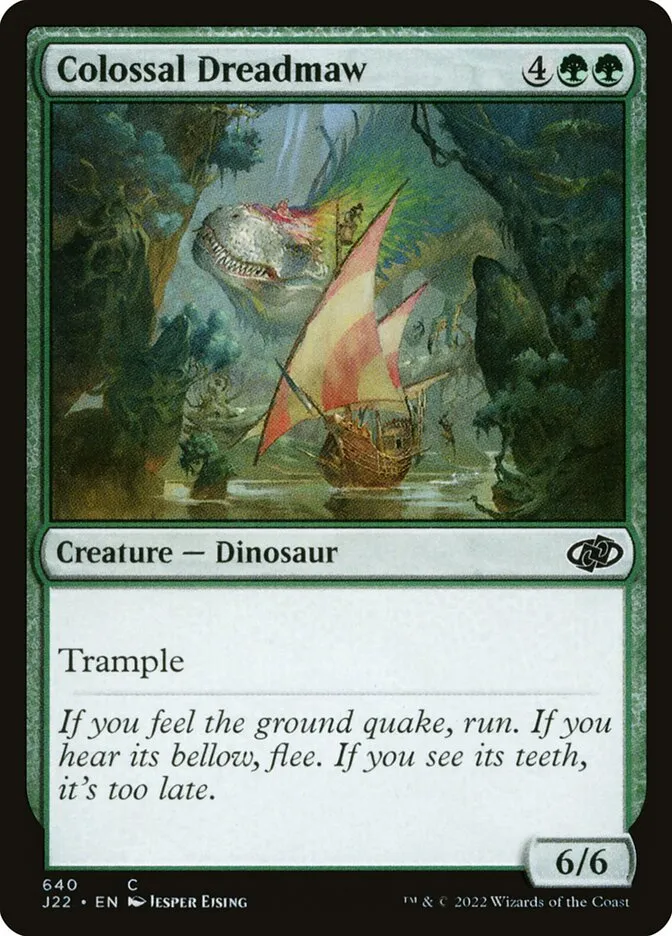 2022 Jumpstart 2022 Colossal Dreadmaw common #640 common card image