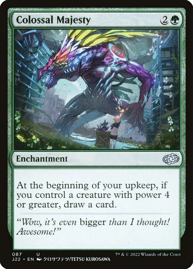 2022 Jumpstart 2022 Colossal Majesty #87 uncommon card image