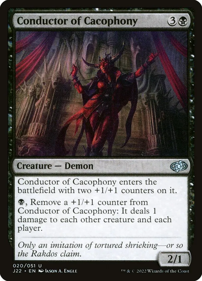2022 Jumpstart 2022 Conductor of Cacophony #20 uncommon card image