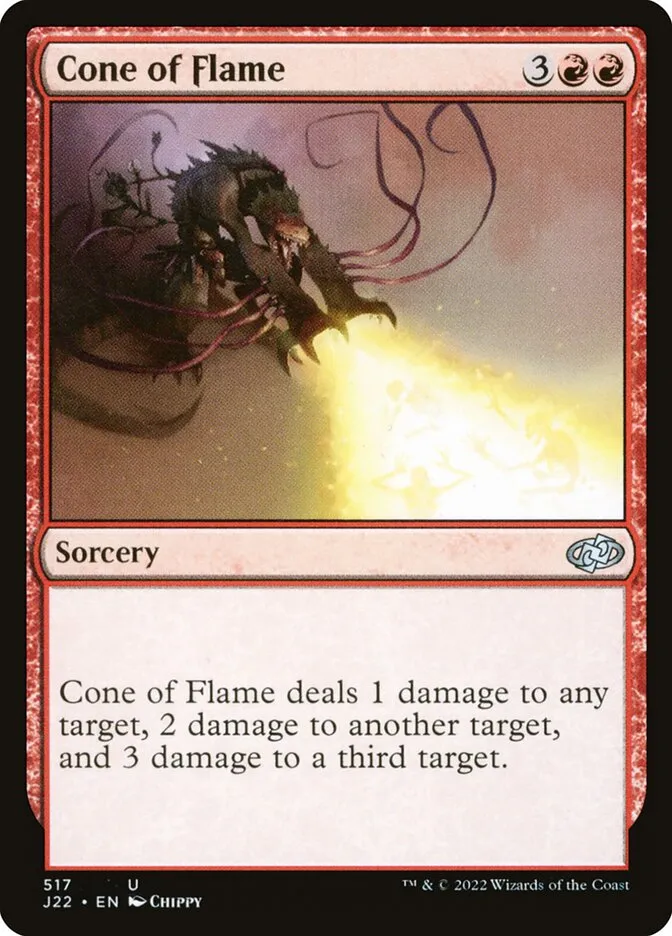 2022 Jumpstart 2022 Cone of Flame #517 uncommon card image