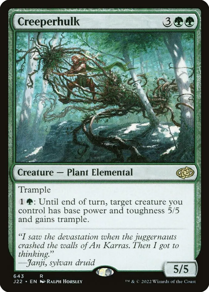 2022 Jumpstart 2022 Creeperhulk rare #643 rare card image