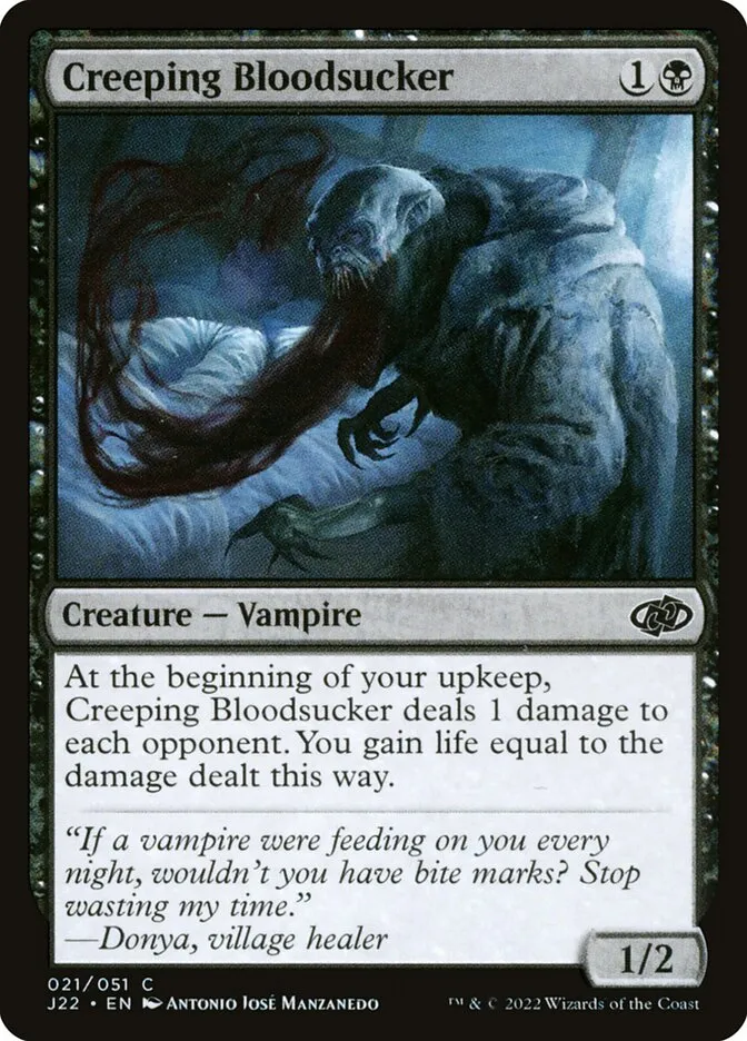 2022 Jumpstart 2022 Creeping Bloodsucker #21 common card image