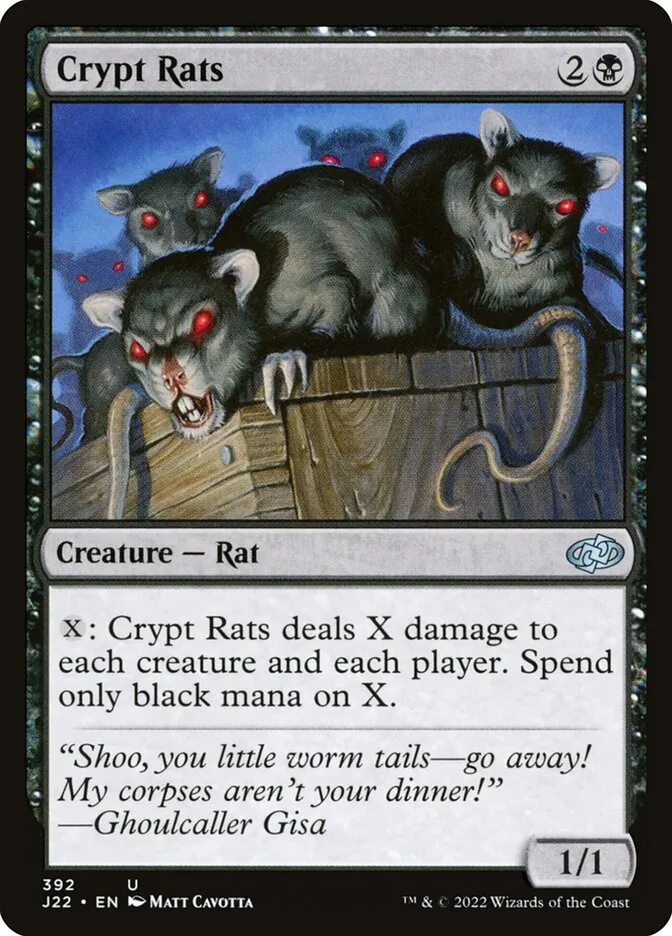 2022 Jumpstart 2022 Crypt Rats uncommon #392 uncommon card image