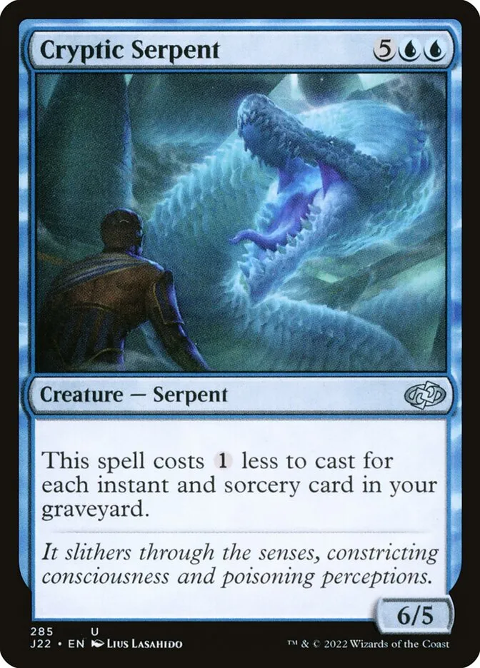 2022 Jumpstart 2022 Cryptic Serpent uncommon #285 uncommon card image