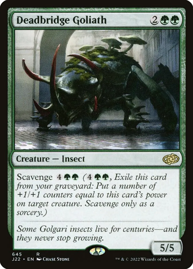 2022 Jumpstart 2022 Deadbridge Goliath #645 rare card image