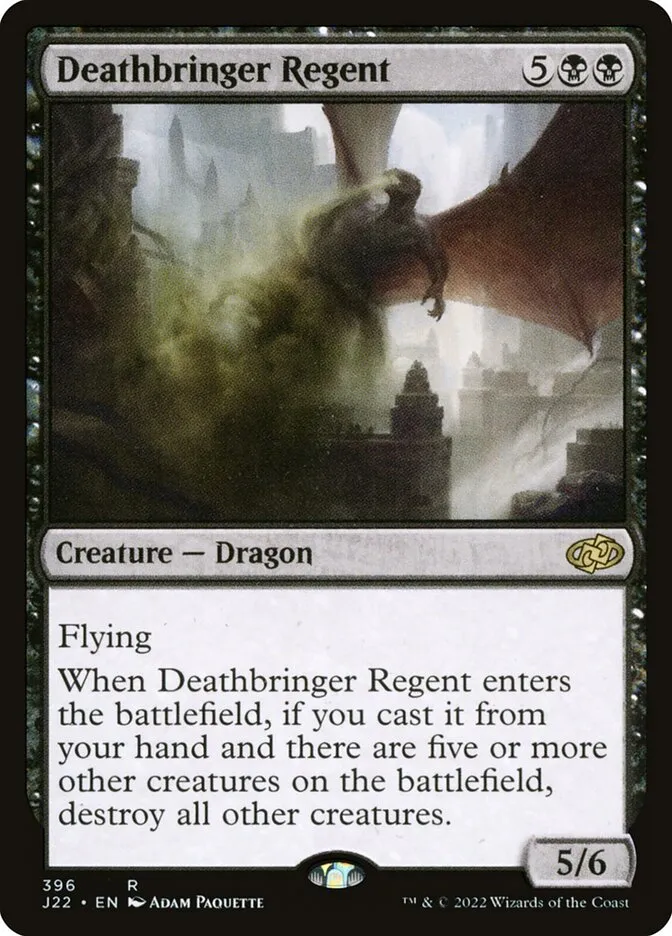 2022 Jumpstart 2022 Deathbringer Regent #396 rare card image