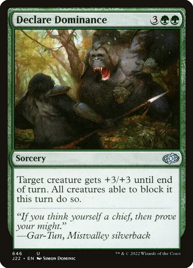 2022 Jumpstart 2022 Declare Dominance #646 uncommon card image