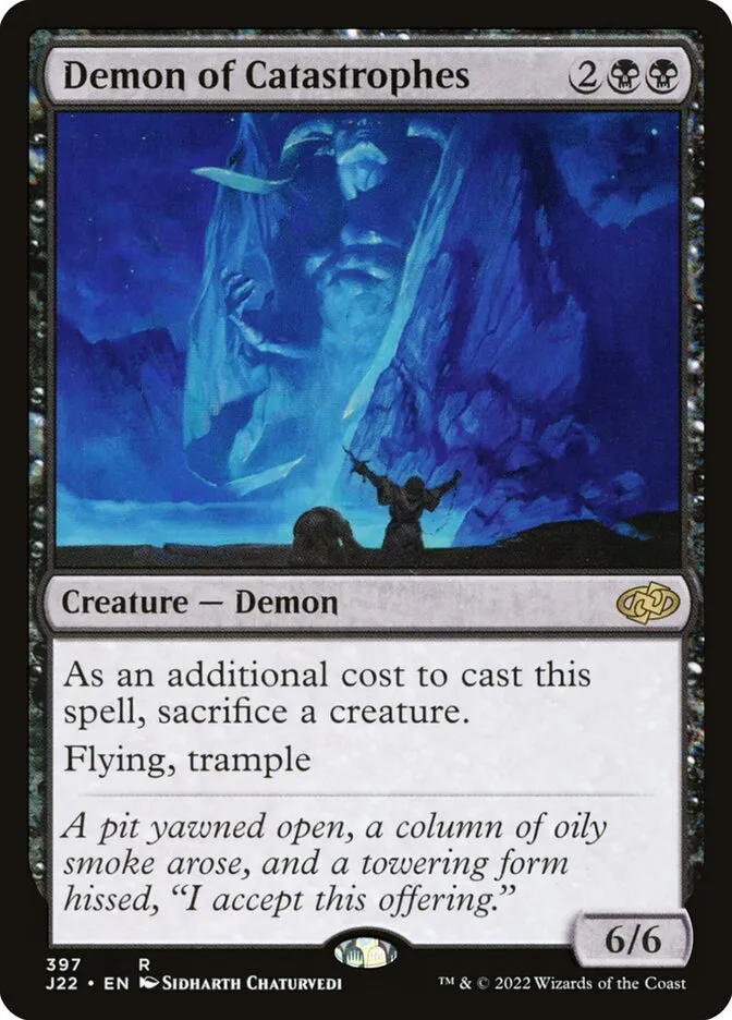 2022 Jumpstart 2022 Demon of Catastrophes #397 rare card image