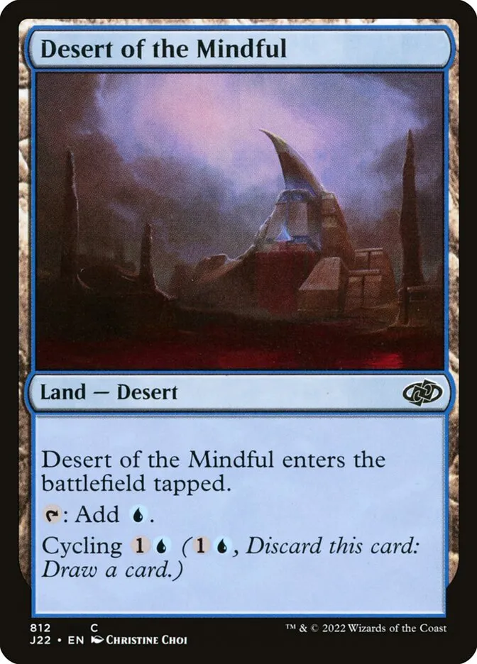 2022 Jumpstart 2022 Desert of the Mindful #812 common card image