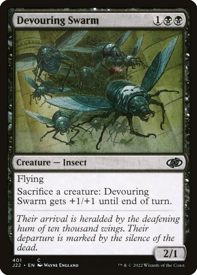 2022 Jumpstart 2022 Devouring Swarm #401 common card image