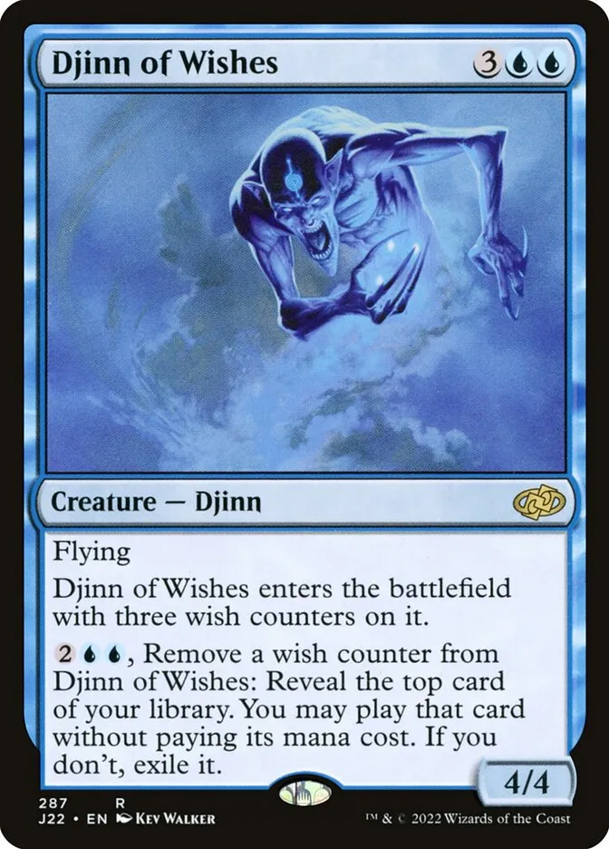 2022 Jumpstart 2022 Djinn of Wishes #287 rare card image