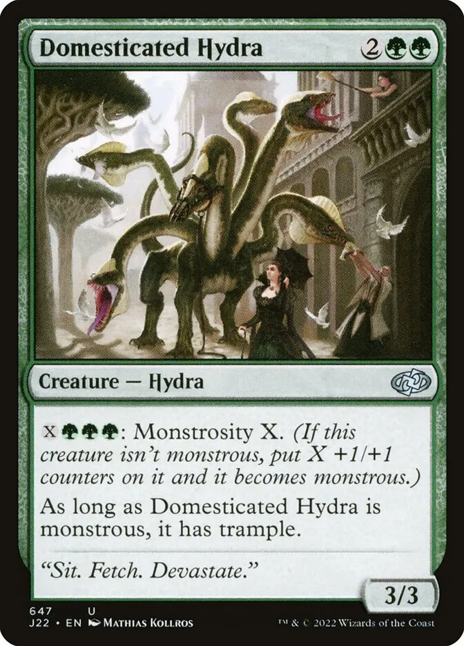 2022 Jumpstart 2022 Domesticated Hydra #647 uncommon card image