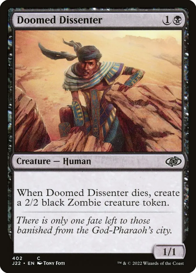 2022 Jumpstart 2022 Doomed Dissenter common #402 common card image