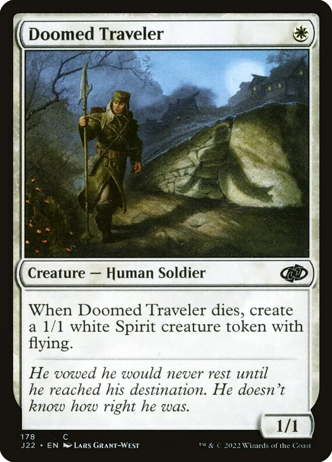 2022 Jumpstart 2022 Doomed Traveler #178 common card image