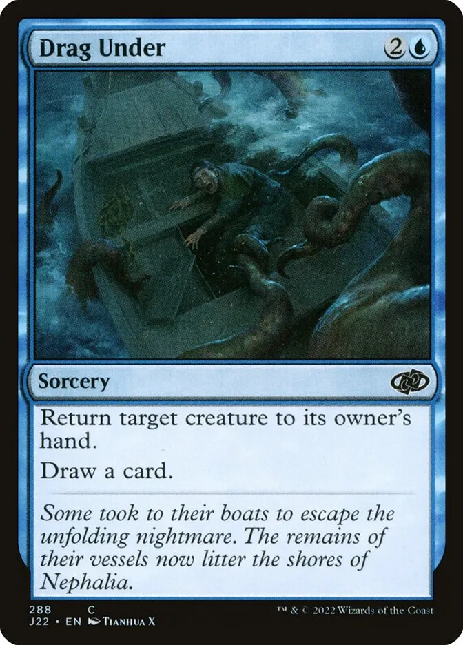 2022 Jumpstart 2022 Drag Under common #288 common card image