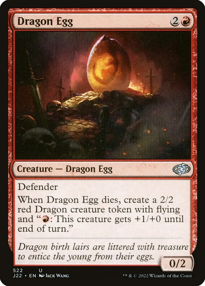 2022 Jumpstart 2022 Dragon Egg uncommon #522 uncommon card image
