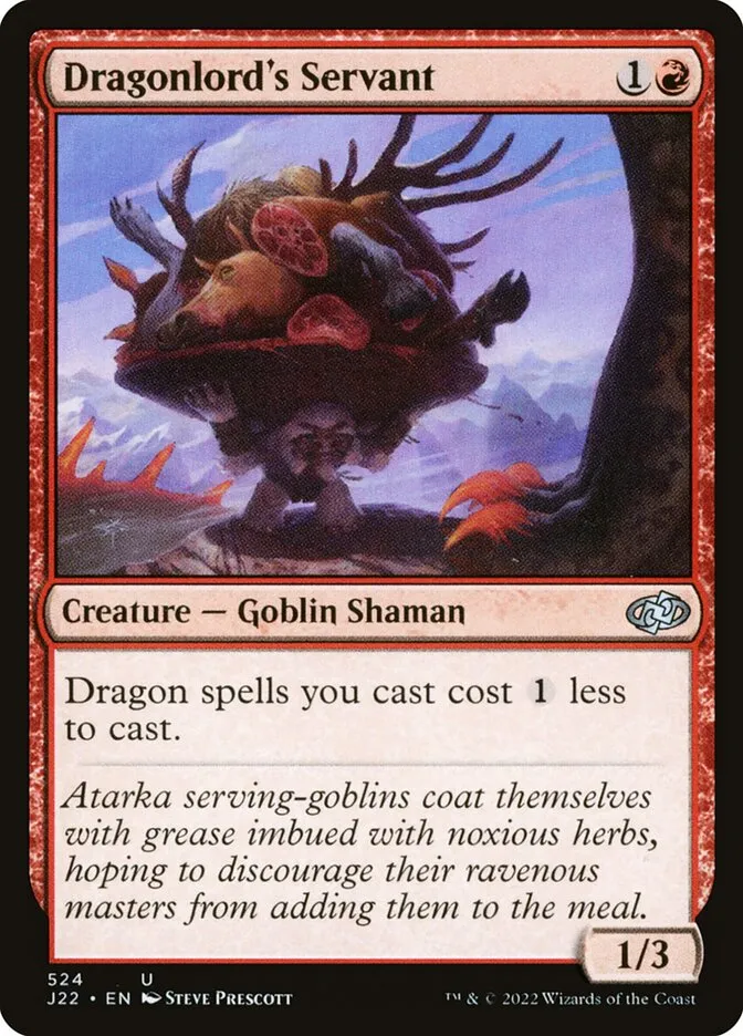 2022 Jumpstart 2022 Dragonlord's Servant #524 uncommon card image