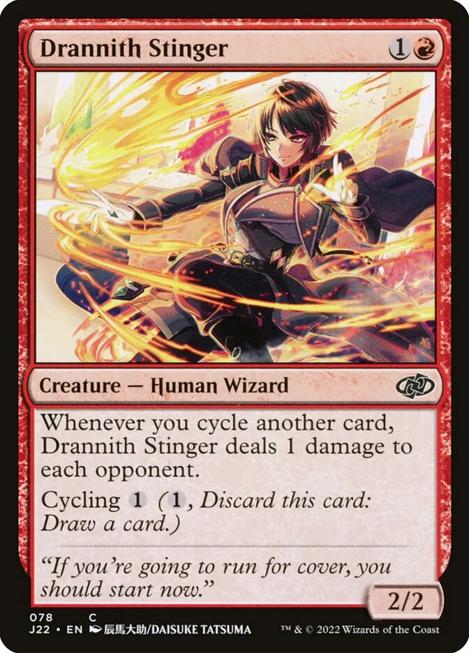 2022 Jumpstart 2022 Drannith Stinger common #78 common card image
